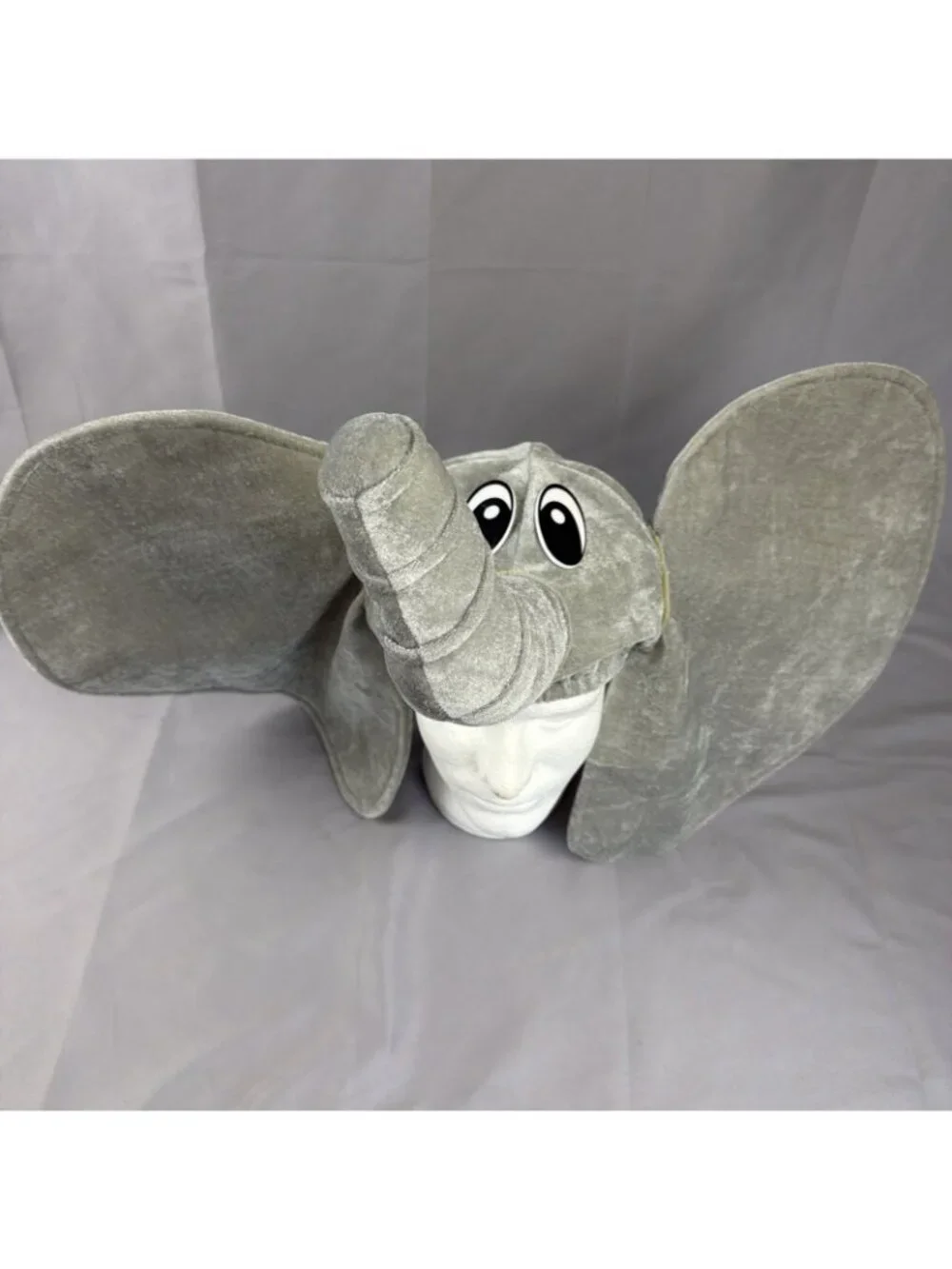 Adult Elephant Costume Ears Headband Trunk Masquerade Zoo Safari Dumbo Babar